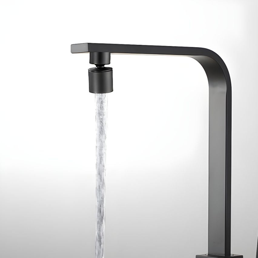 Aerisord | Modern L-Shaped Swivel Spout Kitchen Sink Mixer Tap
