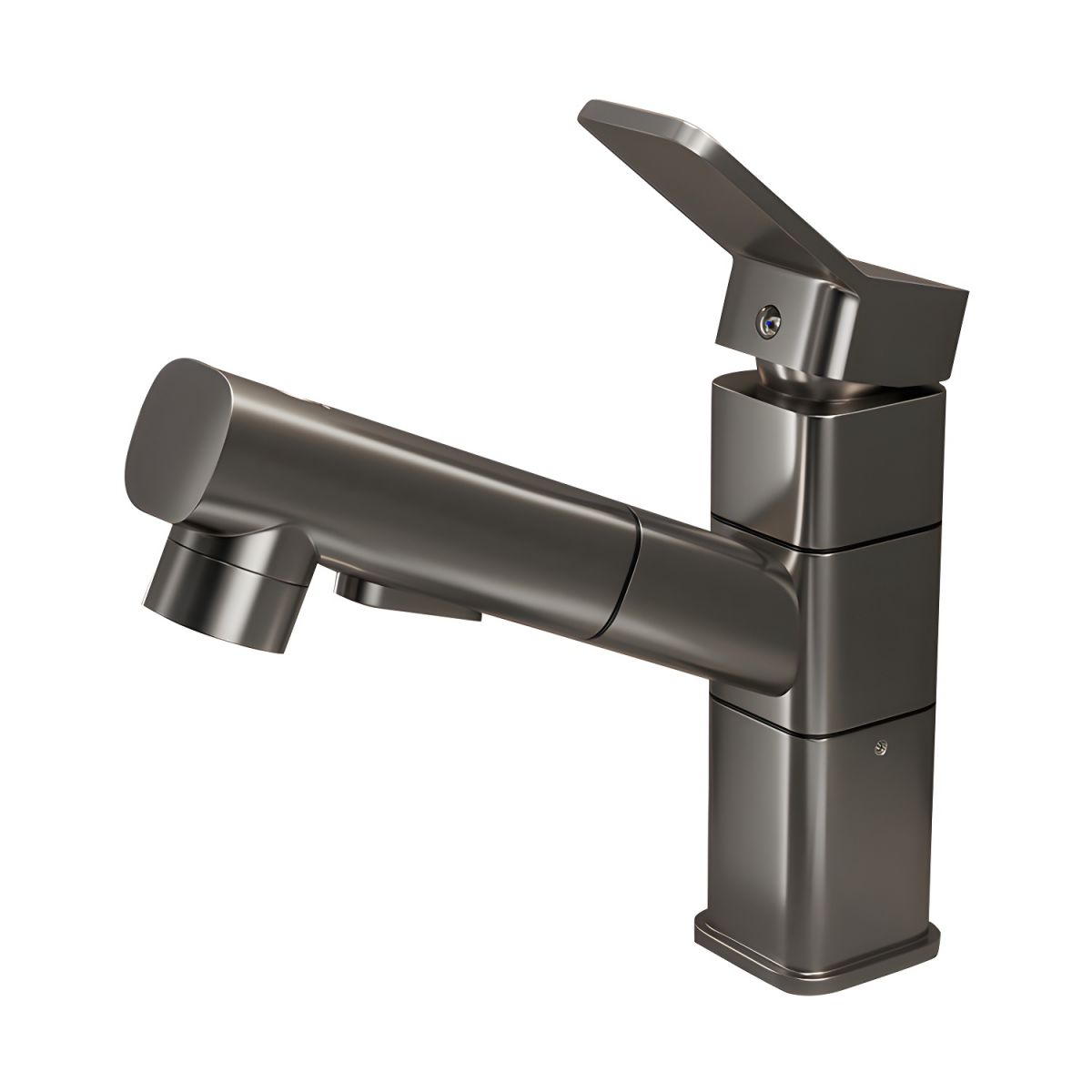 Oksvalah | Modern Geometric Column Profile Bathroom Sink Tap