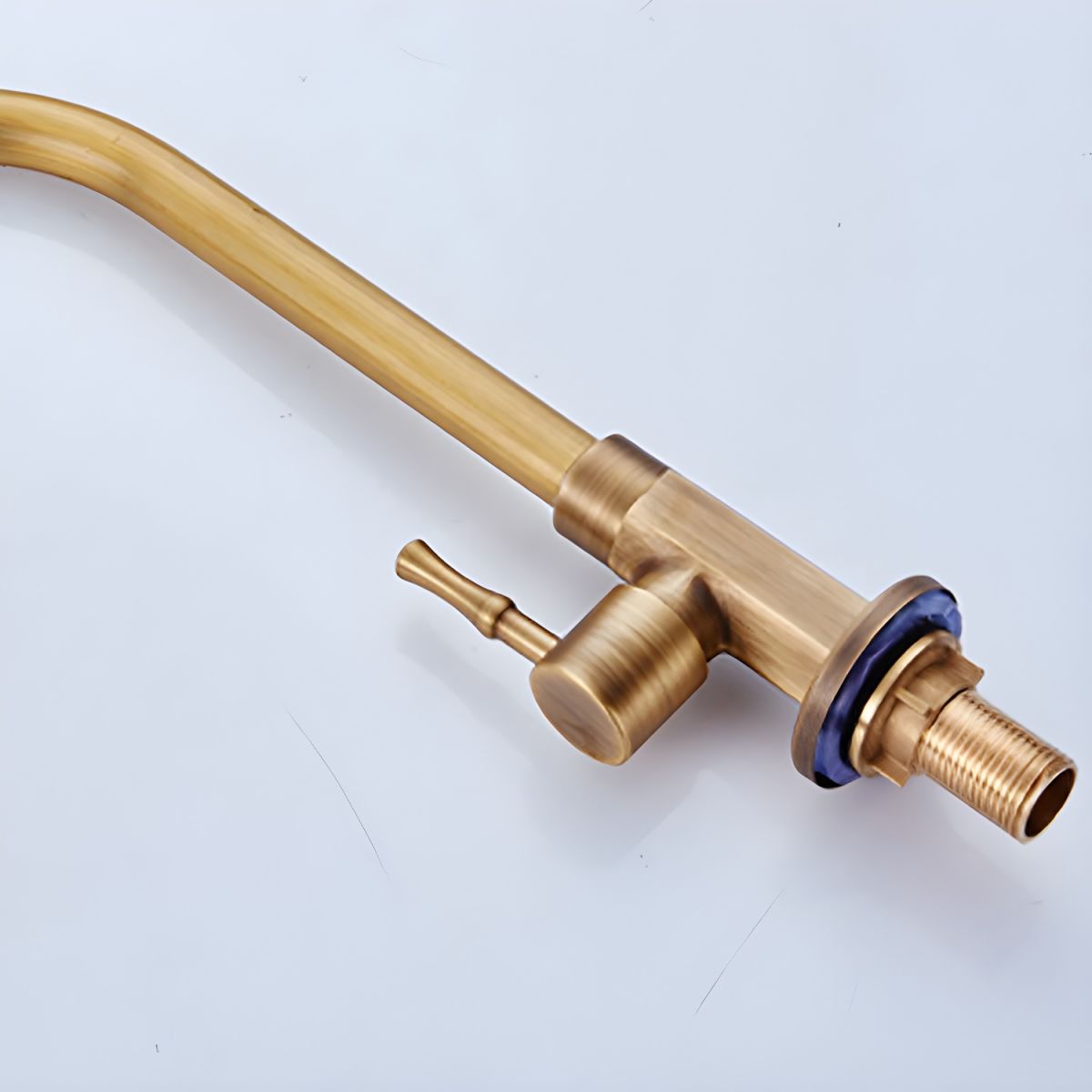 Lythavik | Elegant Gooseneck High Arc Kitchen Sink Mixer Tap with Lever