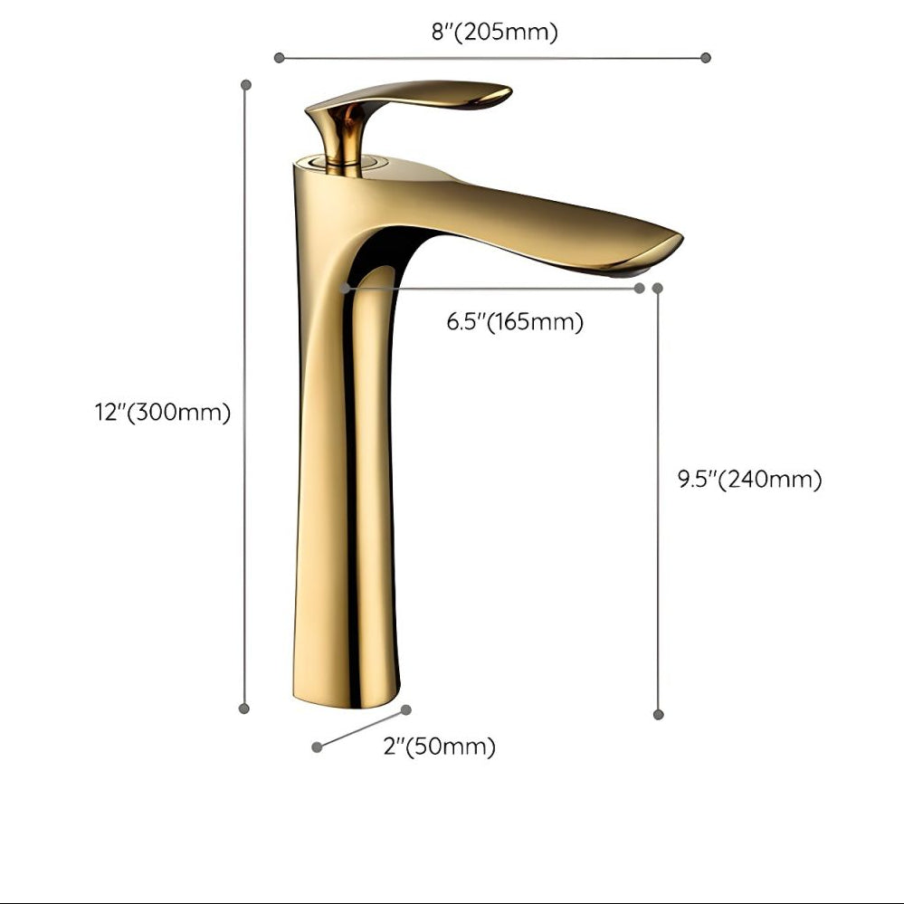 Sylvaka | Luxury Arched Profile Deck Mounted Bathroom Basin Tap