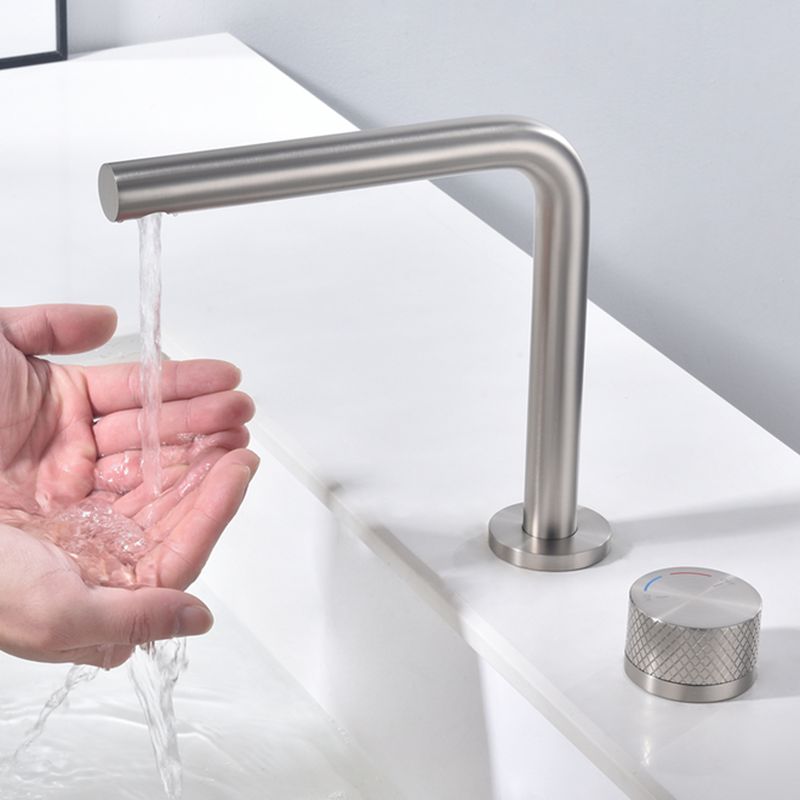 Lysivalla | Modern High Arc Tubular Silhouette Swivel Vessel Bathroom Sink Tap