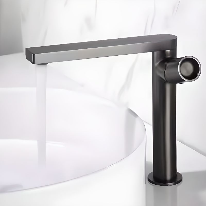 Lindovur | Contemporary Tubular Arched Column Single Lever Bathroom Sink Tap