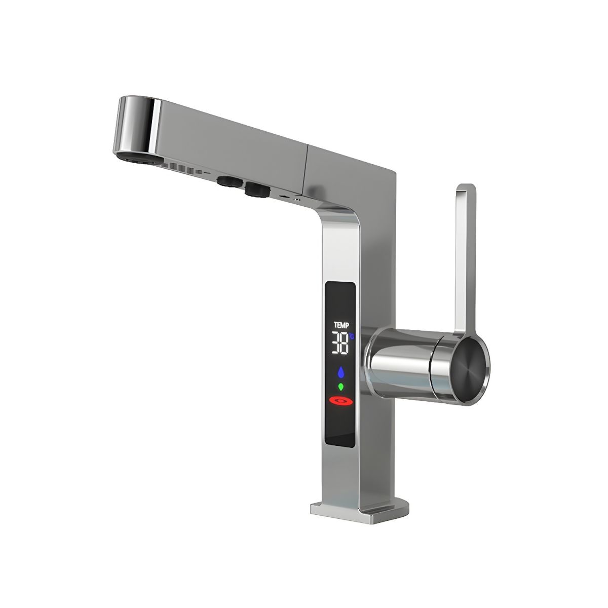 Keldunir | Modern Touch Activated Retractable Spout Bathroom Sink Tap