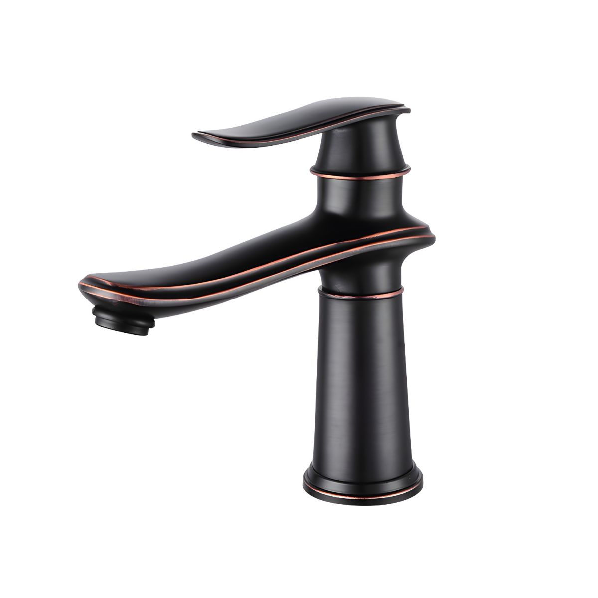 Alsvior | Vintage Low Arc Widespread Lever Bathroom Sink Tap