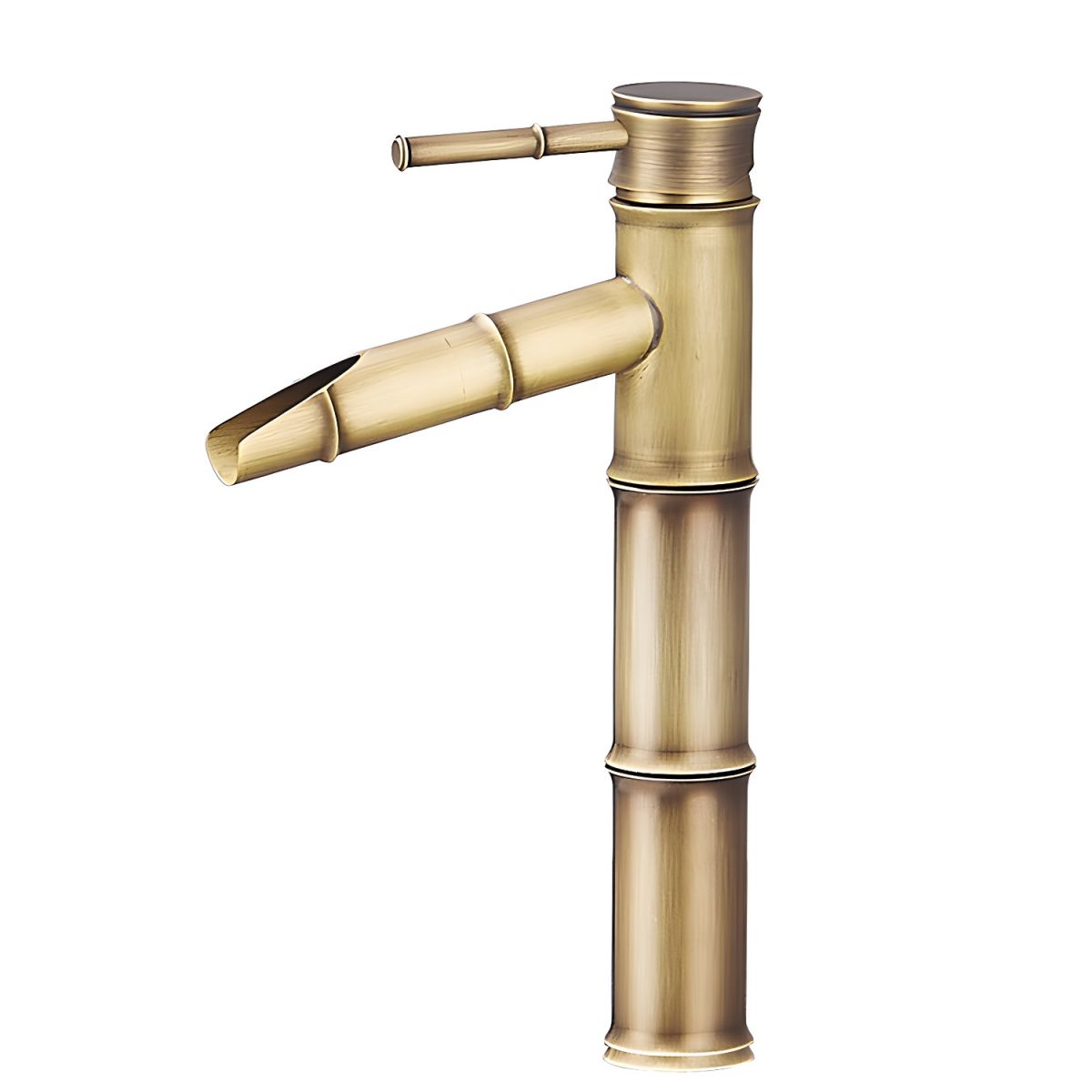 Kestrum | Artisan Bamboo Silhouette Arched Column Bathroom Sink Tap
