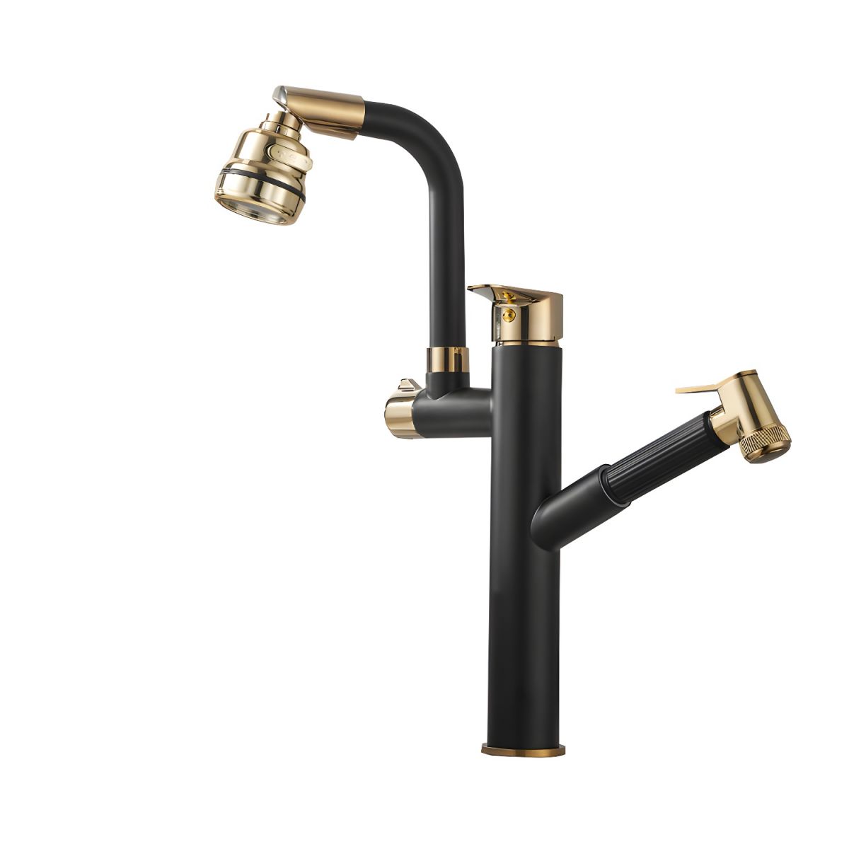 Sylthor | Luxury Swivel Spout High Arc Vessel Bathroom Sink Tap