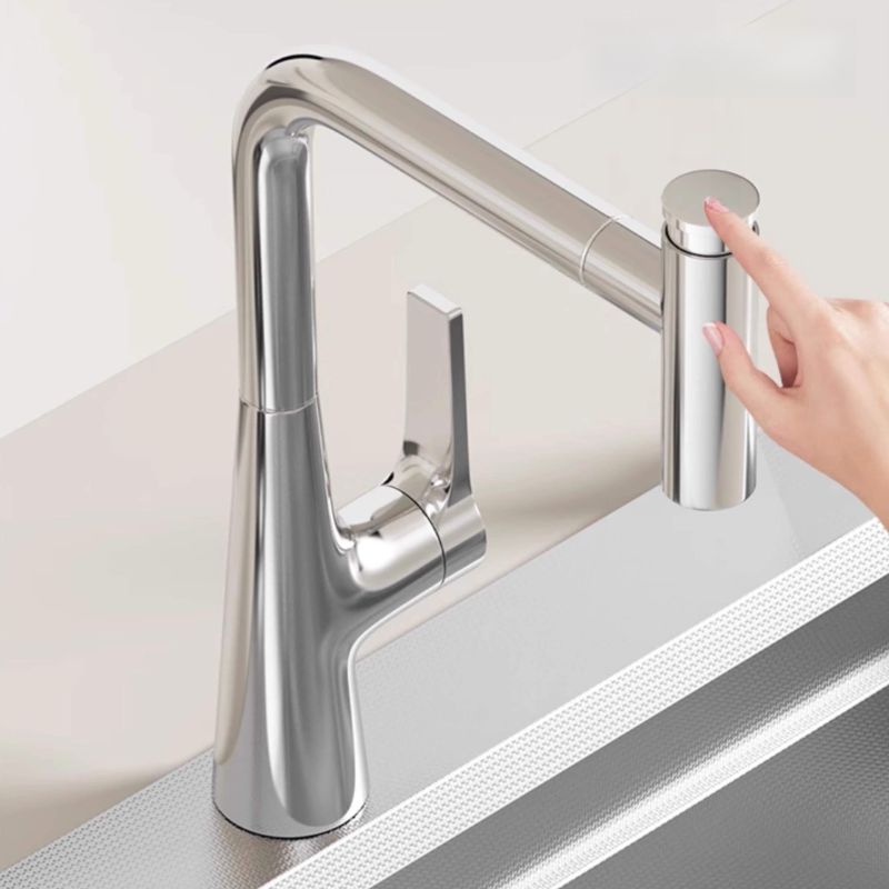 Kytherun | Modern L-Shaped Swivel Spout Kitchen Sink Mixer Tap