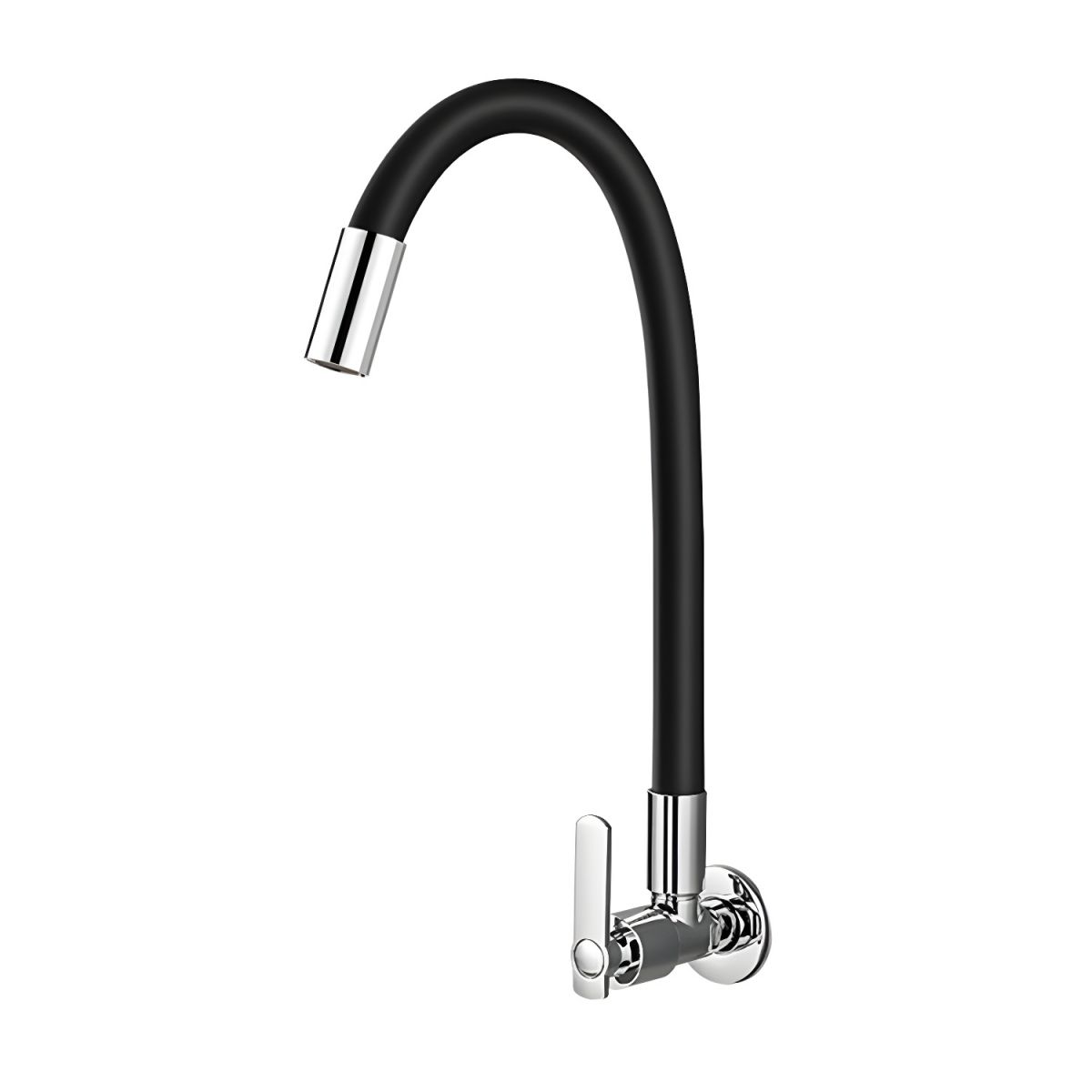 Lythavik | Modern Gooseneck Swivel Spout Wall Mounted Kitchen Tap