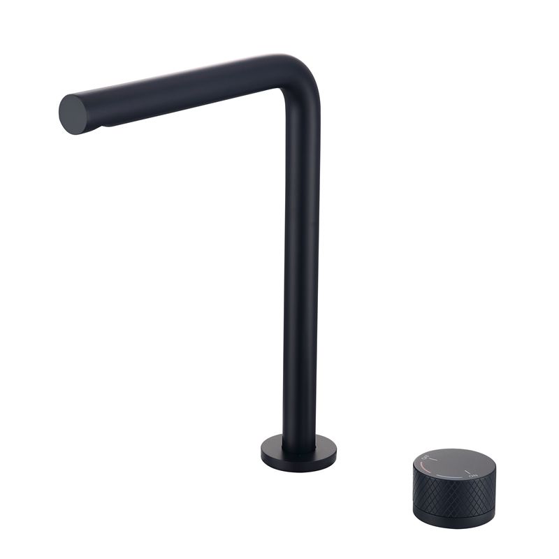 Lysivalla | Modern High Arc Tubular Silhouette Swivel Vessel Bathroom Sink Tap