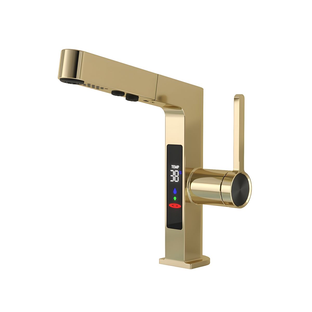 Keldunir | Modern Touch Activated Retractable Spout Bathroom Sink Tap