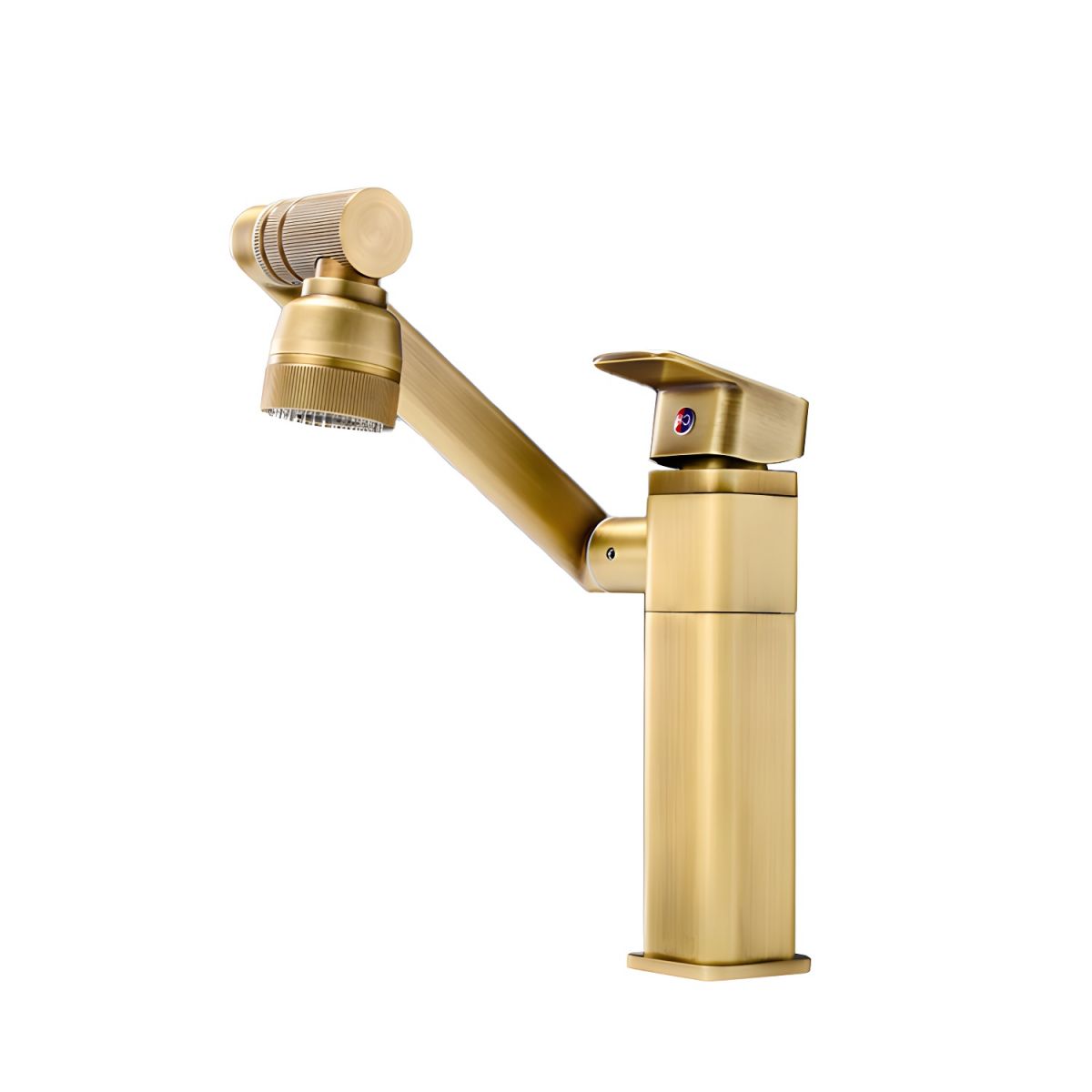 Kyndrill | Modern Articulated Arm Single Lever Bathroom Basin Tap