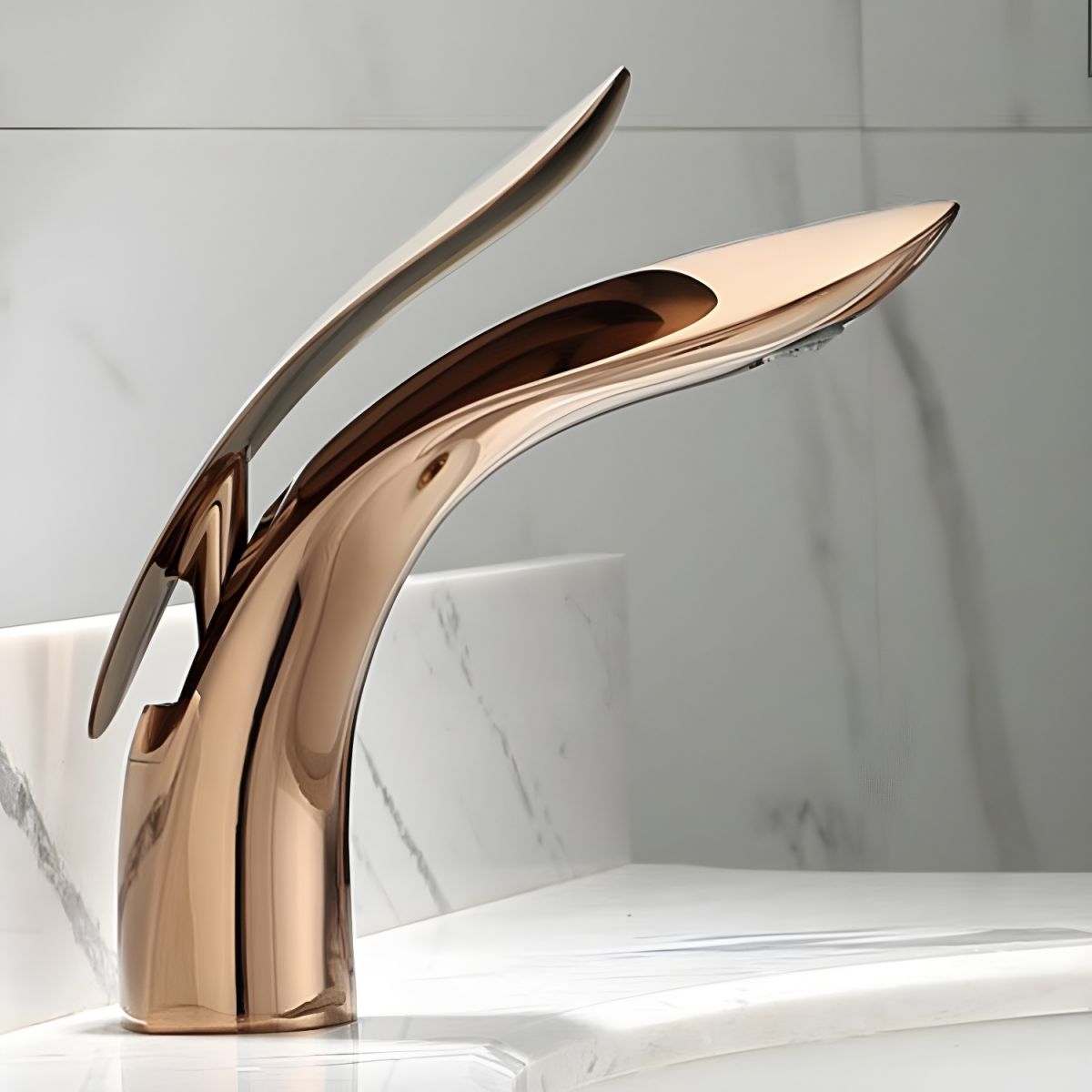 Jorthic | Modern Tapered Pedestal Profile Vessel Bathroom Basin Tap