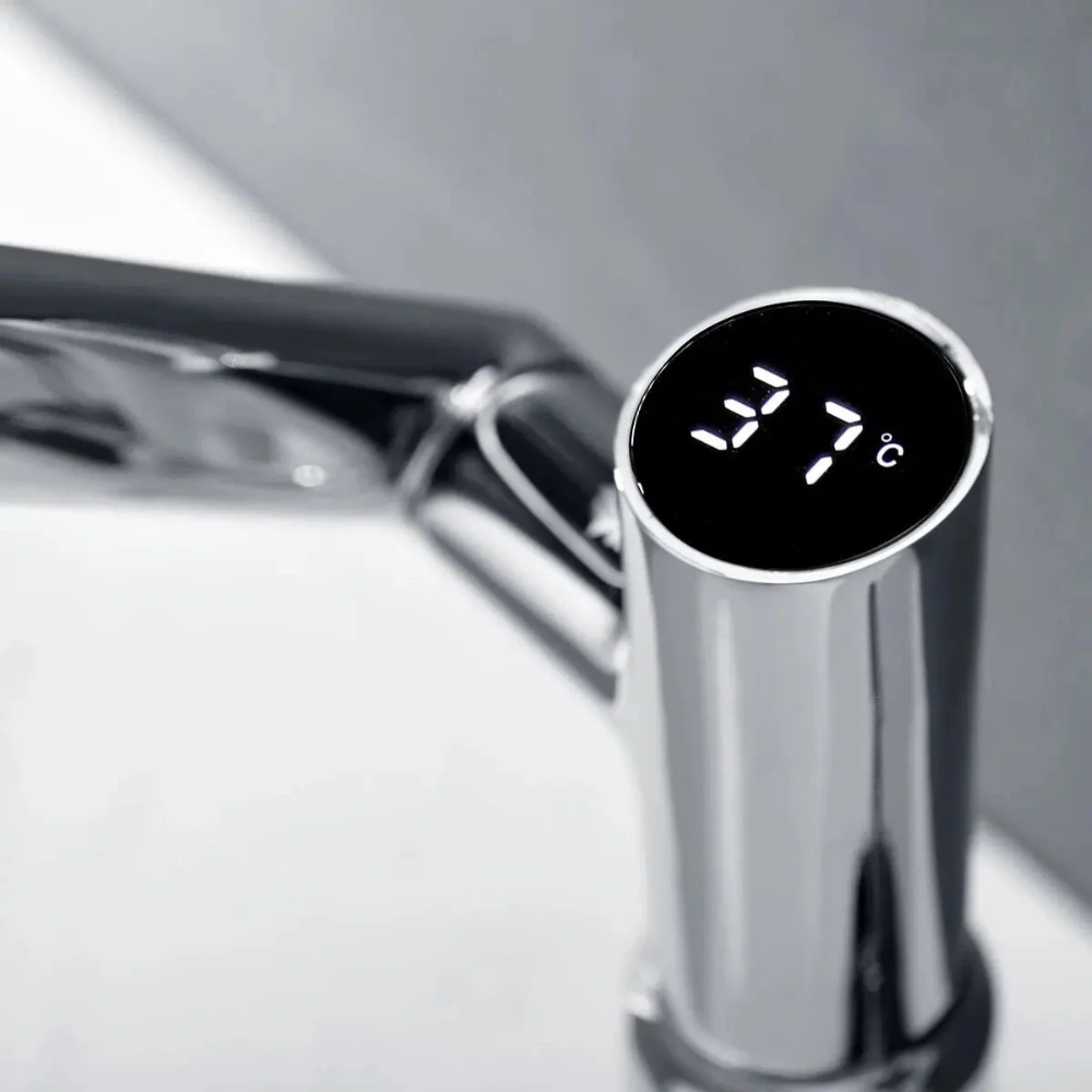 Nexus | Smart Swivel Basin Mixer Tap With 3-Mode Spray & Temperature Display