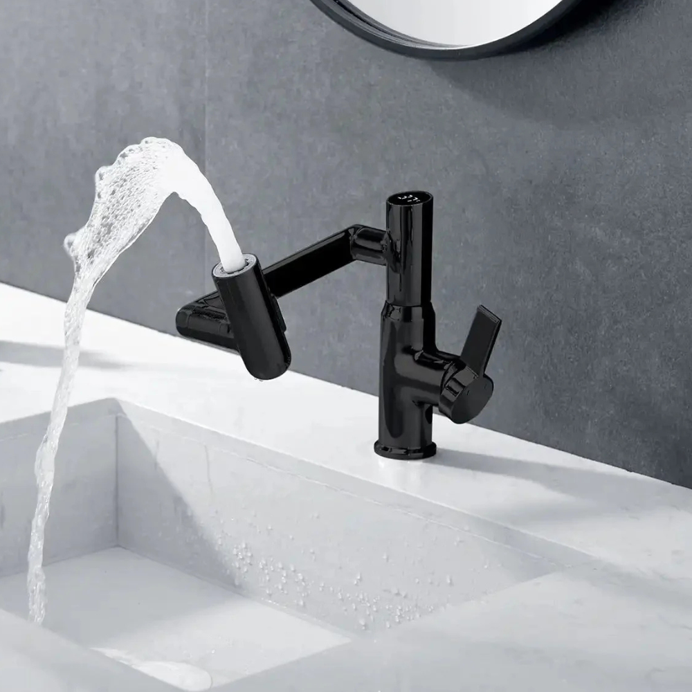 Nexus | Smart Swivel Basin Mixer Tap With 3-Mode Spray & Temperature Display