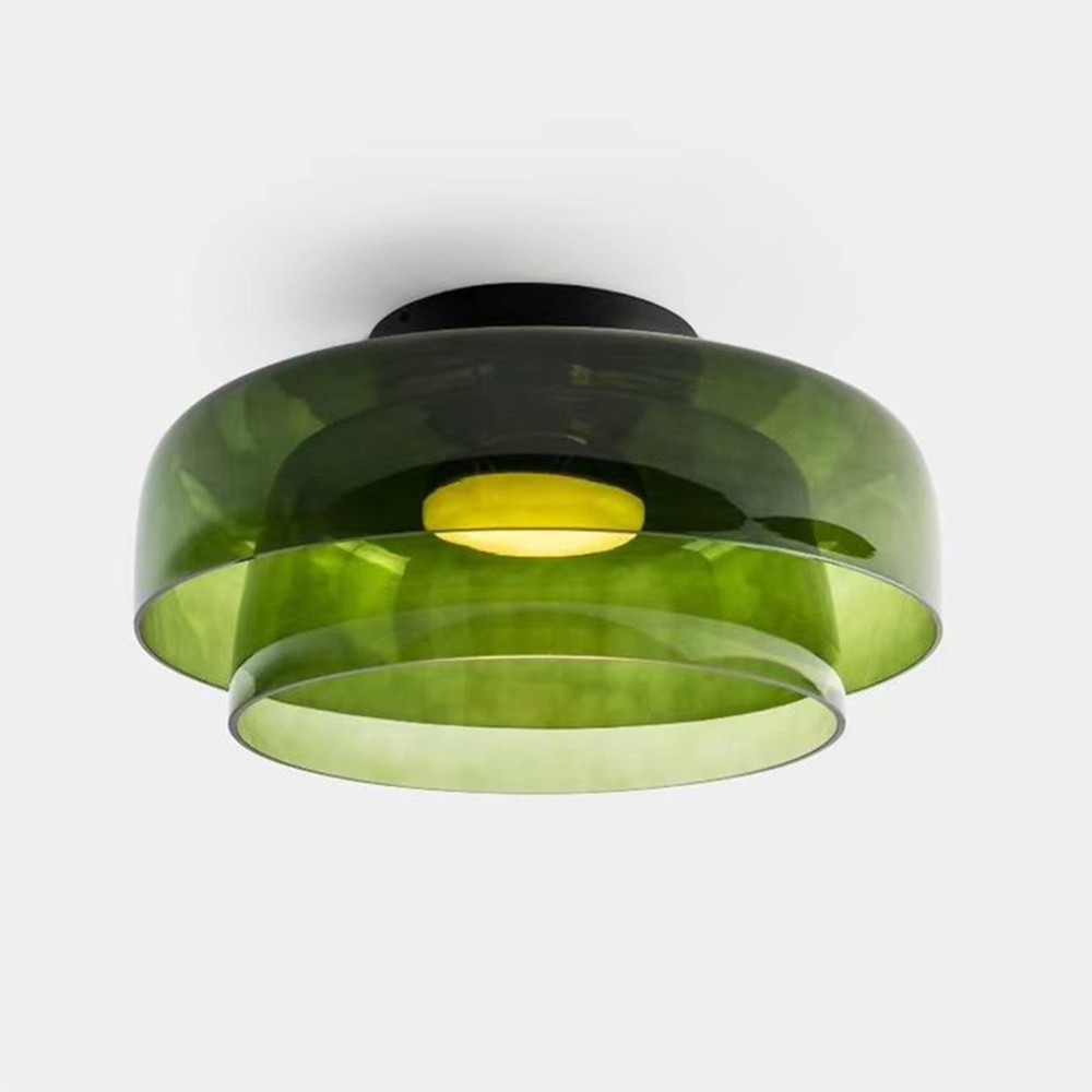 Nebula | Modern Layered Glowing Glass Dome Ceiling Light