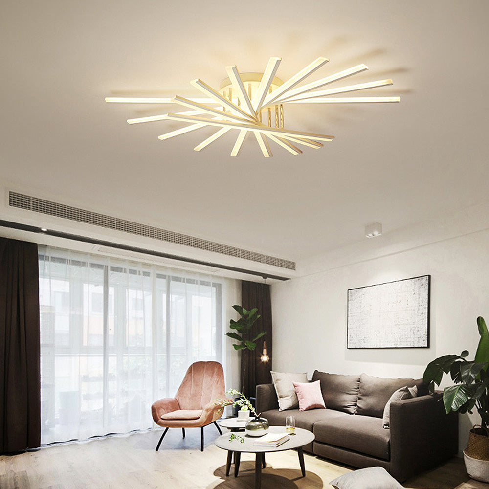 Astra | Modern Nordic Starburst Metal Ceiling Light