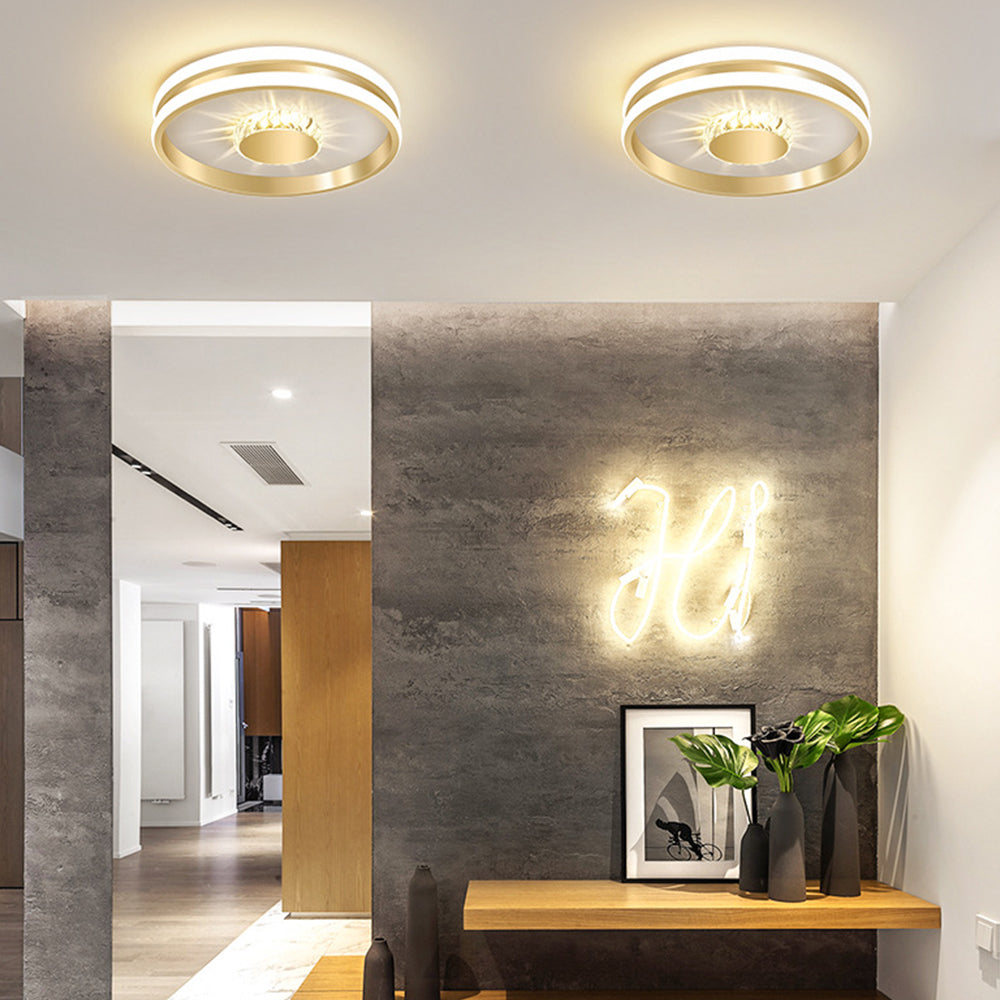 Circa | Modern Minimalist Double Ring Ceiling Light