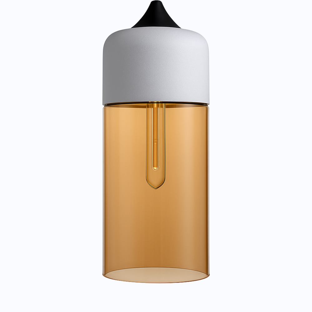 Verphine | Modern Industrial Glass Metal Loft Pendant Light