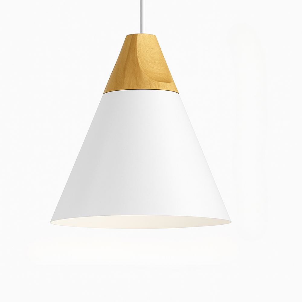 Virelo | Modern Nordic Metal And Wood Pendant Light
