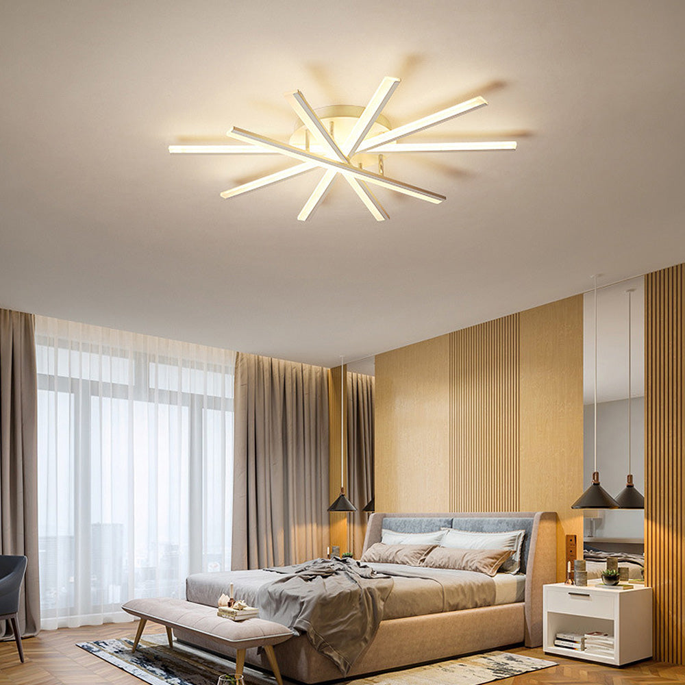 Astra | Modern Nordic Starburst Metal Ceiling Light
