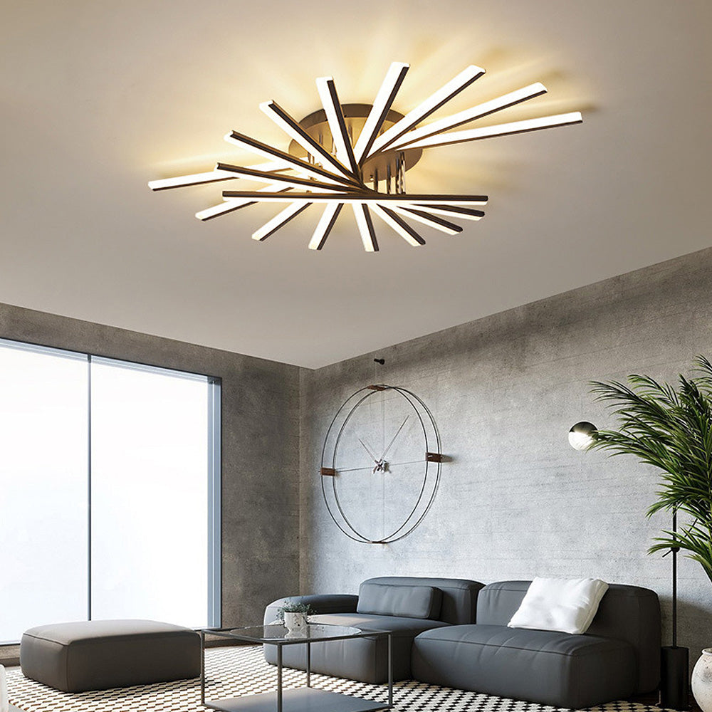 Astra | Modern Nordic Starburst Metal Ceiling Light