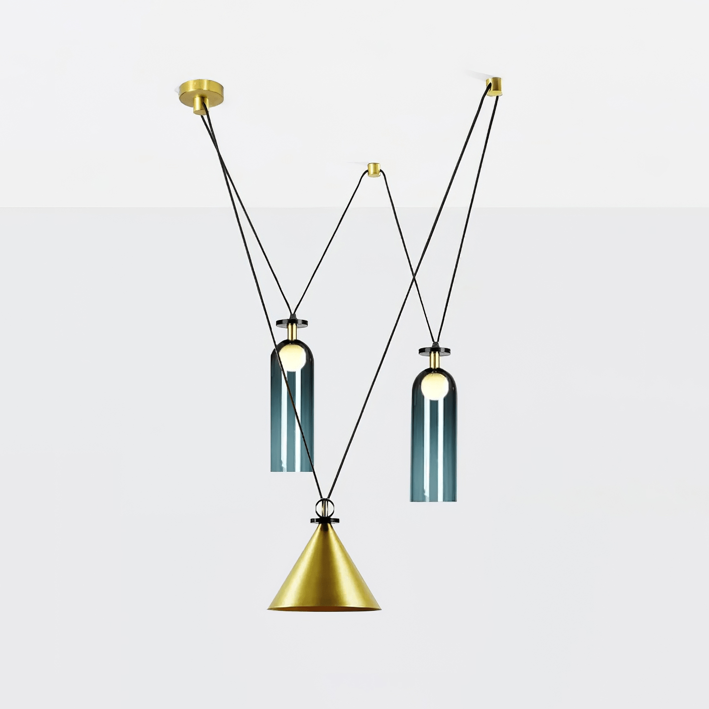 Vondisur | Minimalist Geometric Modular Pendant Light