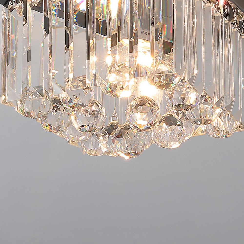 Prisma | Luxurious Crystal Prism Drum Ceiling Light