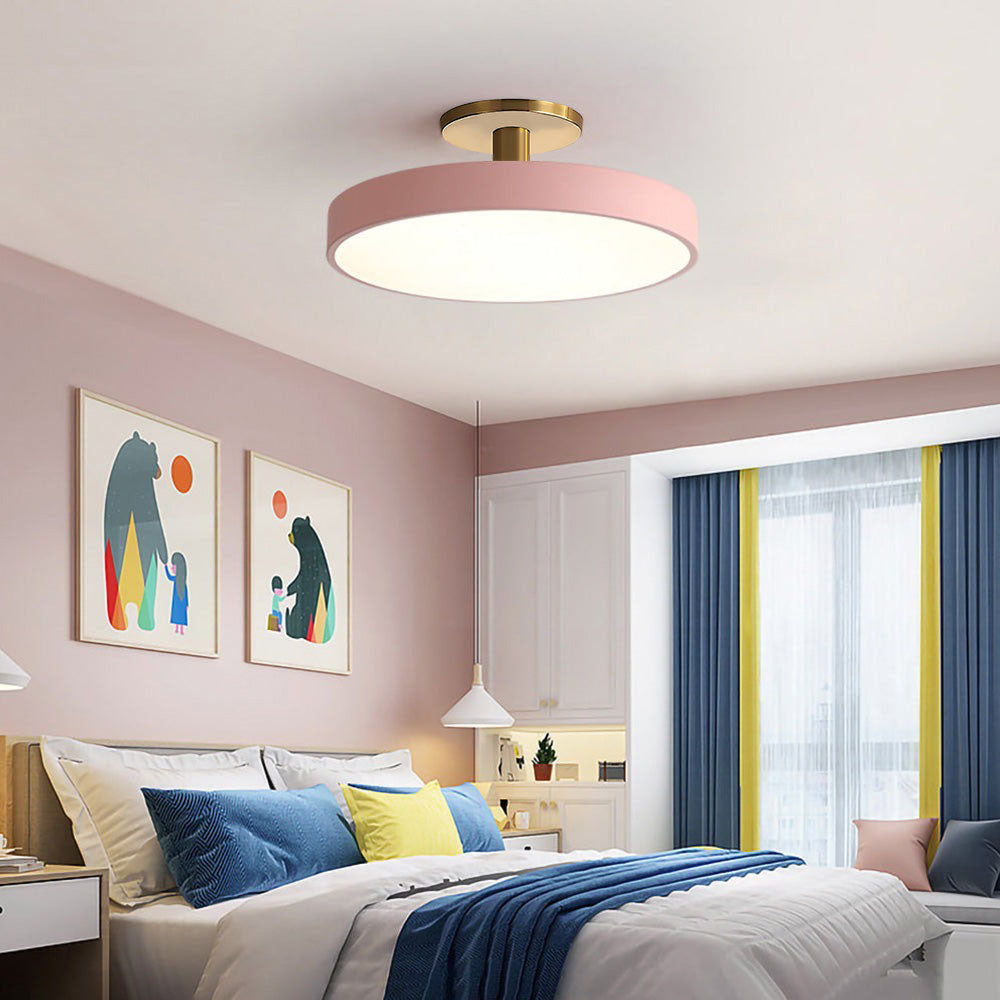 Orbi | Sleek Round Flush Mount Ceiling Light