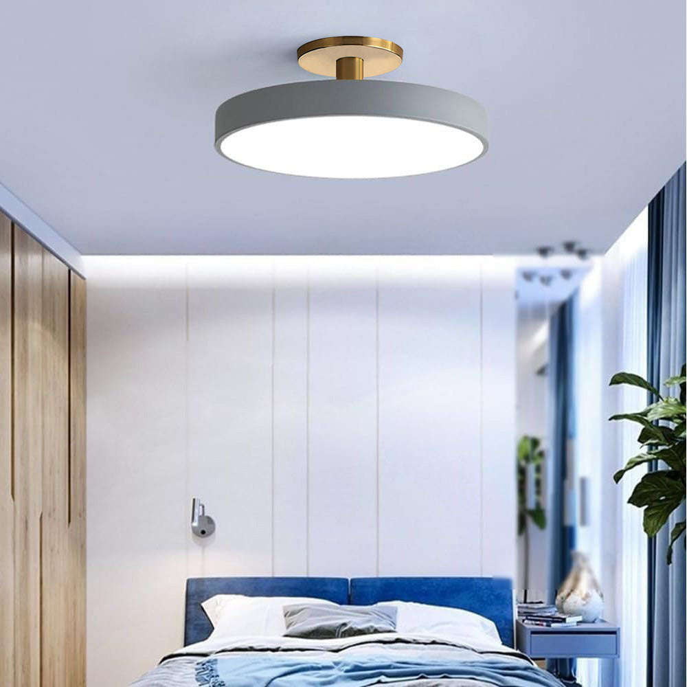 Orbi | Sleek Round Flush Mount Ceiling Light
