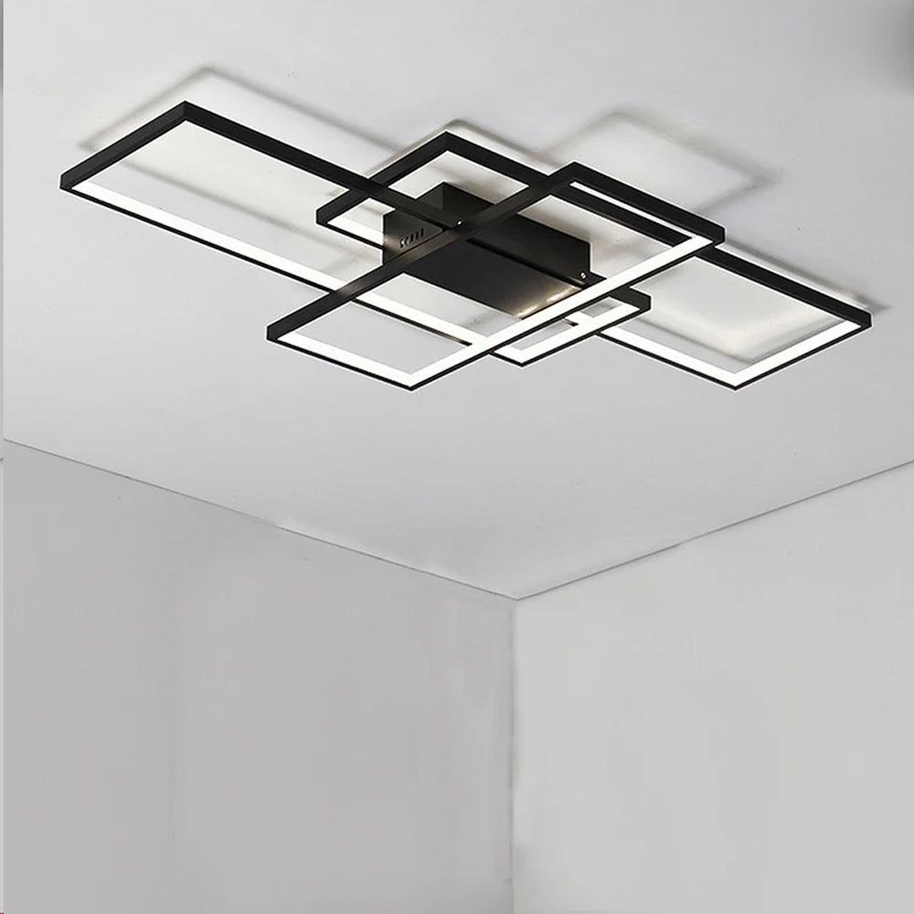 Nexa | Contemporary Overlapping Geometric Ceiling Light