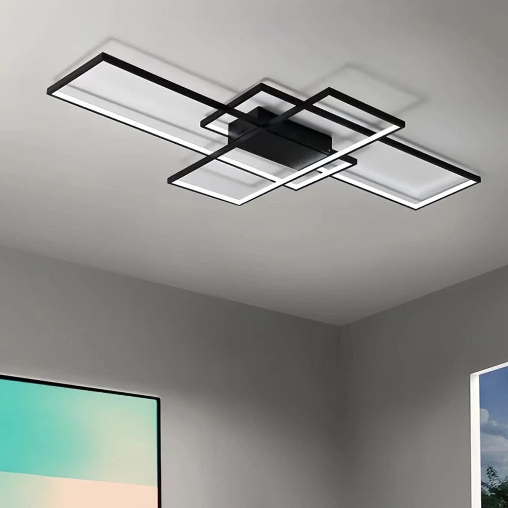 Nexa | Contemporary Overlapping Geometric Ceiling Light