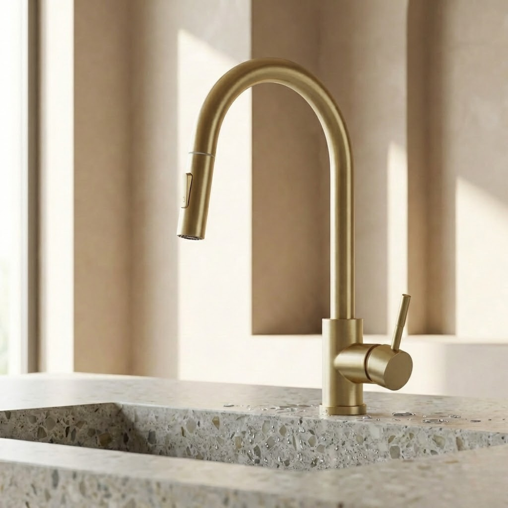Auralux | Smart Touch Kitchen Tap with Pull-Out Sprayer
