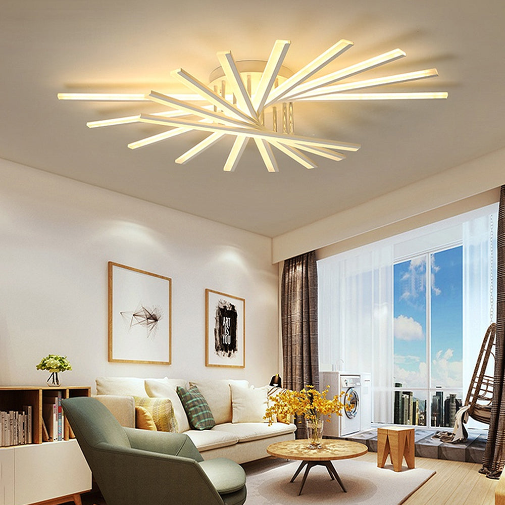 Astra | Modern Nordic Starburst Metal Ceiling Light