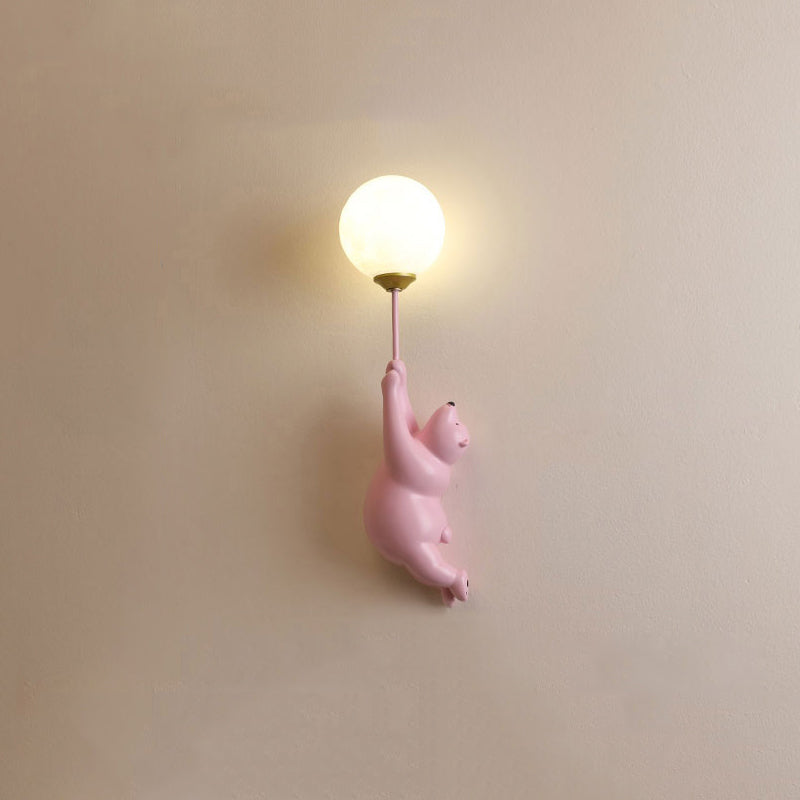 Bublo | Whimsical Bear Balloon Wall Light