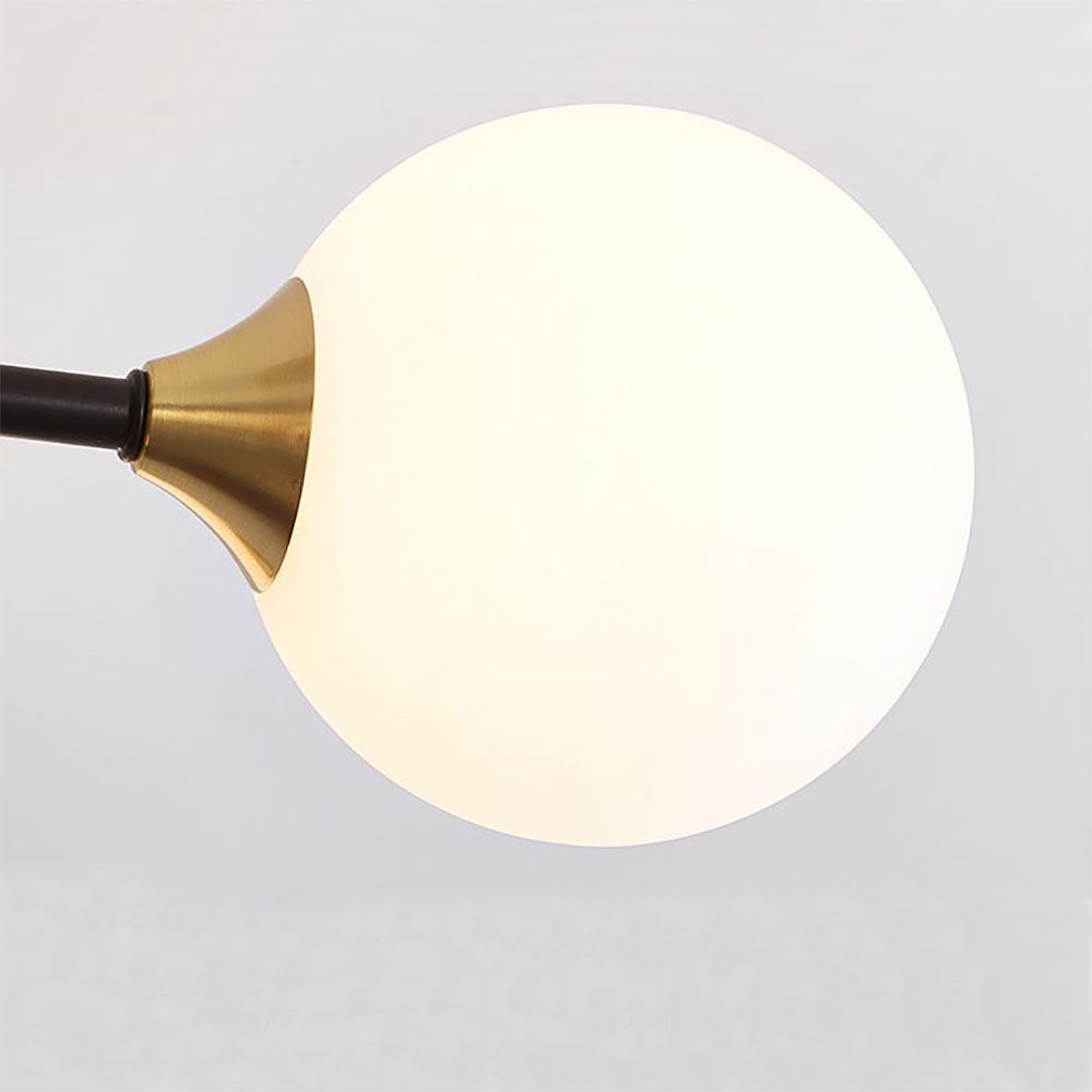 Lythara | Cascading Drop Silhouette Geometric Glass Globe Pendant Ceiling Light