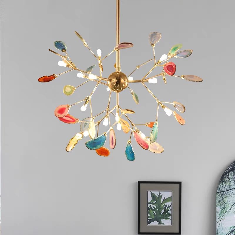 Vivida | Creative Artistic Colorful Branching Sputnik Chandelier