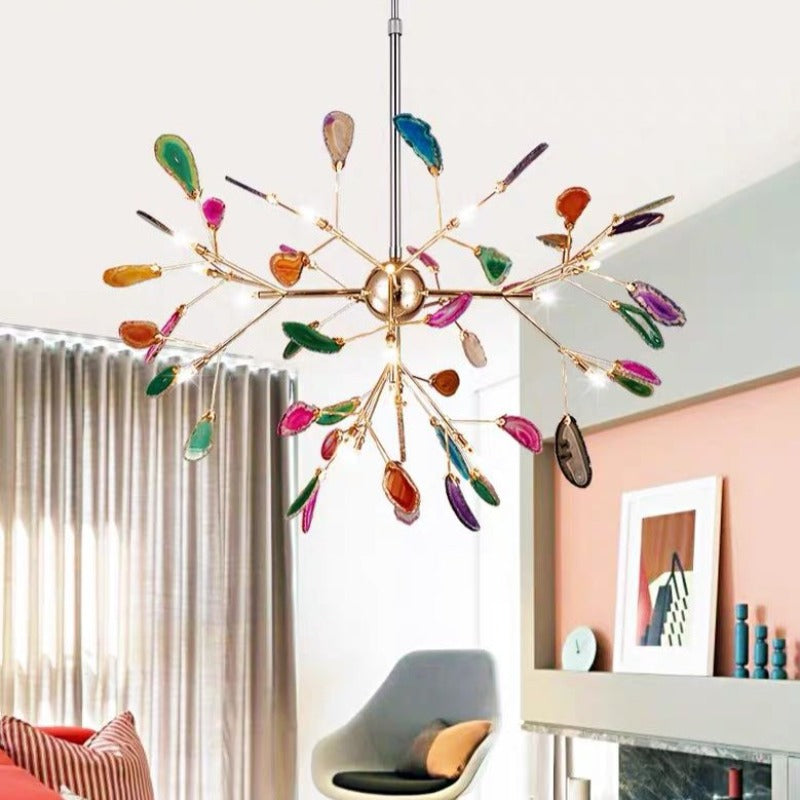 Vivida | Creative Artistic Colorful Branching Sputnik Chandelier
