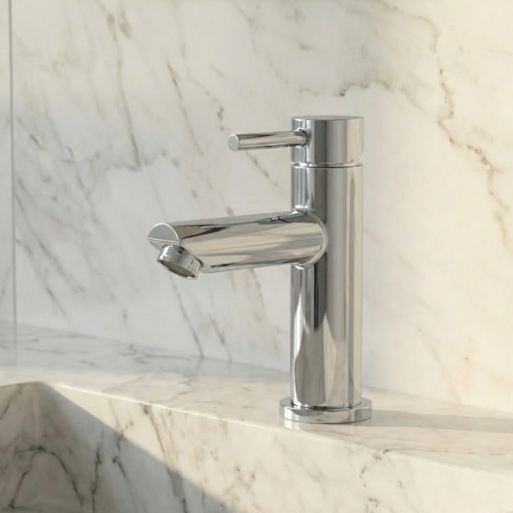 Calia | Modern Monobloc Bathroom Basin Mixer Tap with Aerator