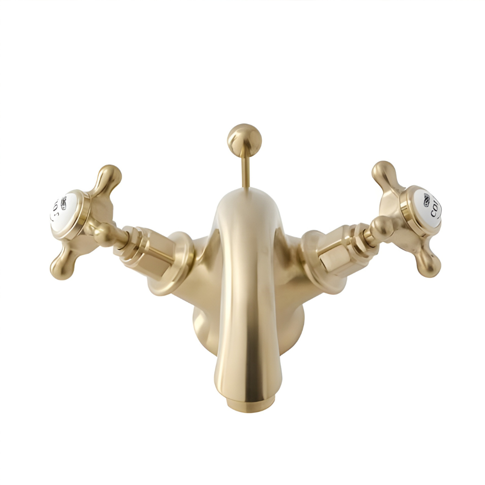 Noble | Traditional Bathroom Tap With Crosshead Handles