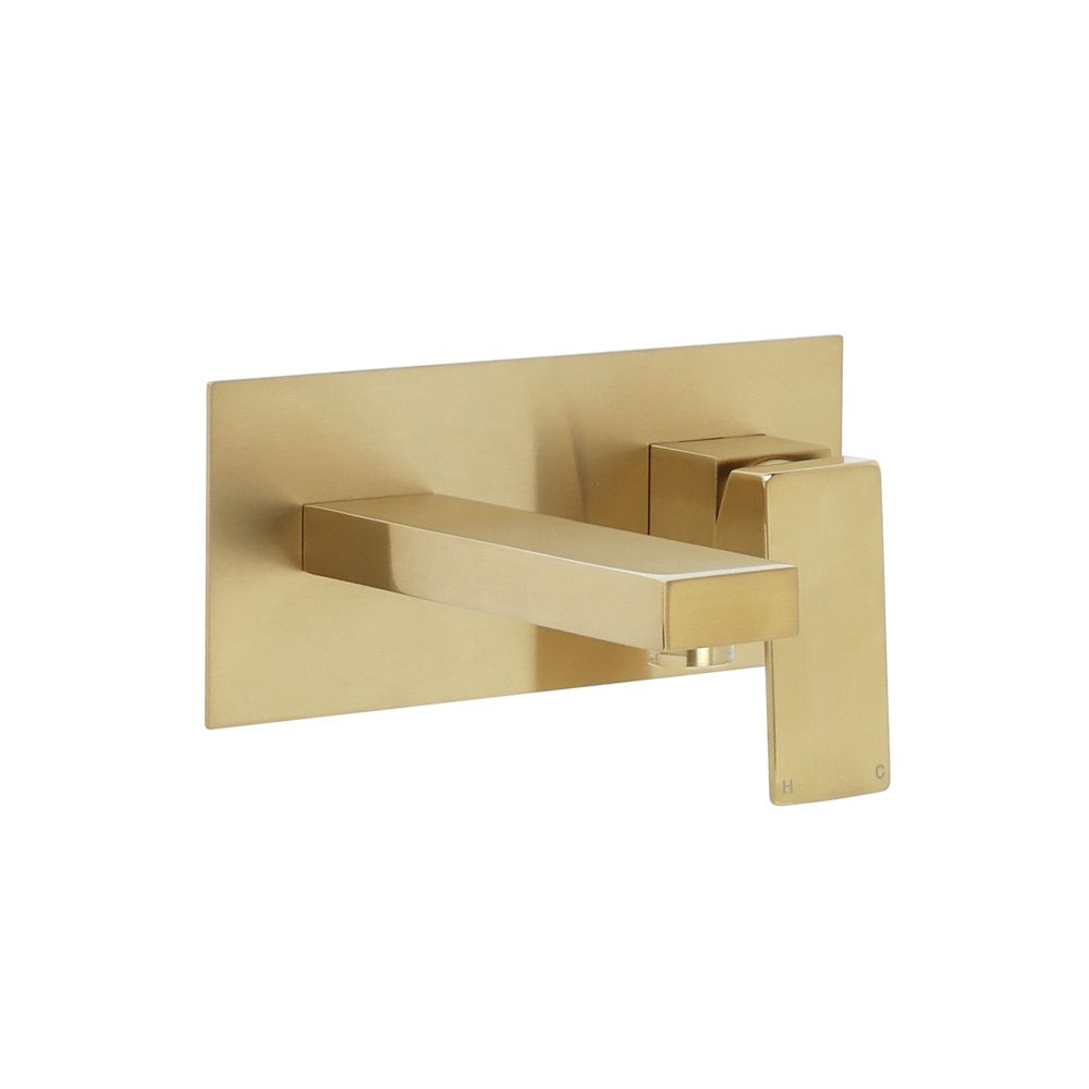 Vectra | Wall Mounted Square Profile Basin Mixer Tap