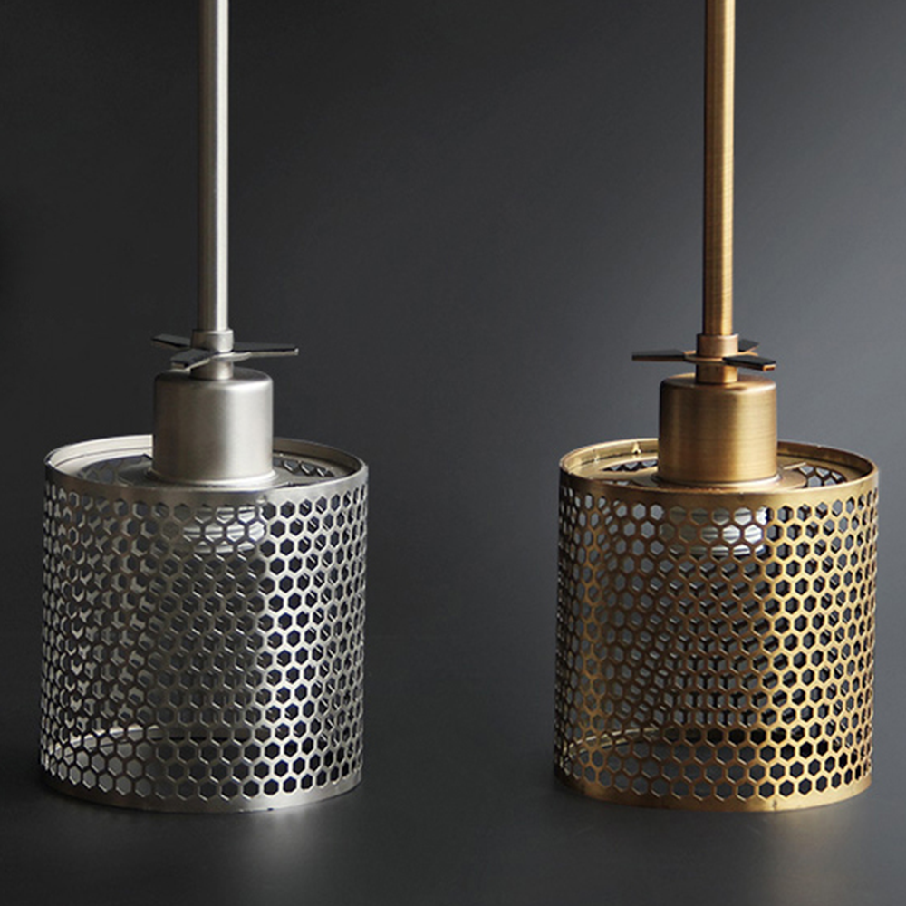 Cylura | Modern Clear Glass And Perforated Inner Lamp Pendant Light