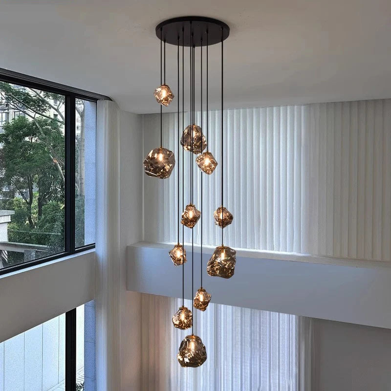 Cascada | Nordic Asymmetrical Glass Cascading Chandelier