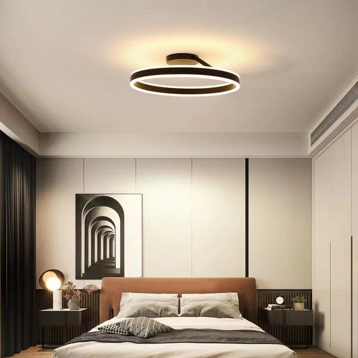 Aeris | Nordic Circular Metal Flush Mount Ceiling Light