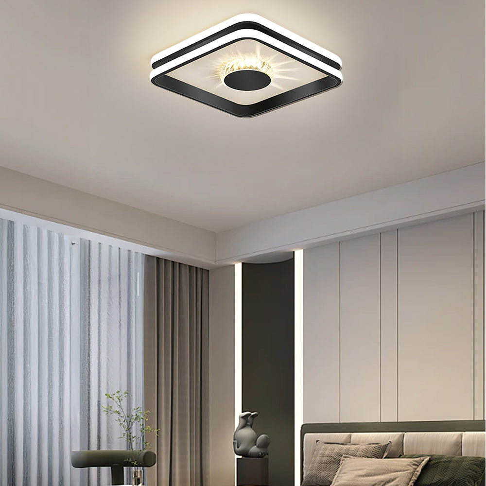 Circa | Modern Minimalist Double Ring Ceiling Light