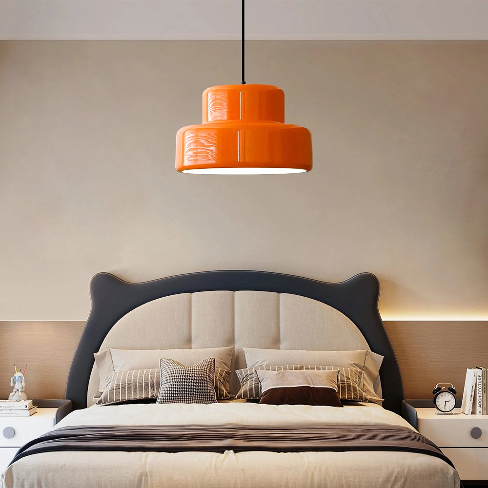 Vivida | Vibrant Bauhaus Stepped Dome Pendant Light