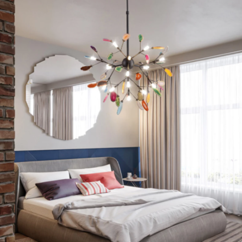 Vivida | Creative Artistic Colorful Branching Sputnik Chandelier
