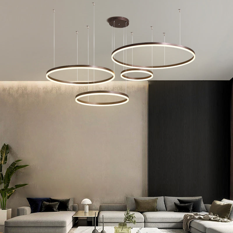 Zora | Modern Multi Ring Pendant Light