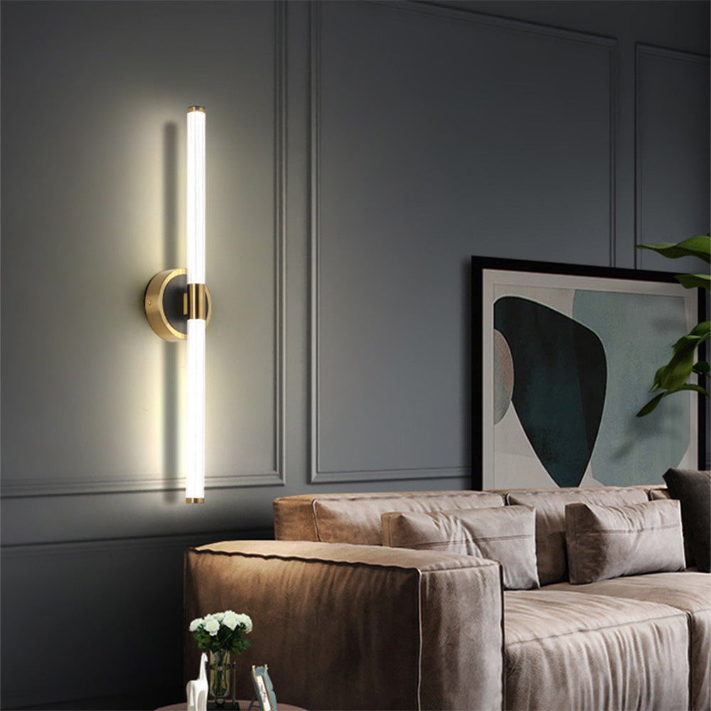 Leime | Designer Geometric Acrylic and Metal Vanity Wall Light