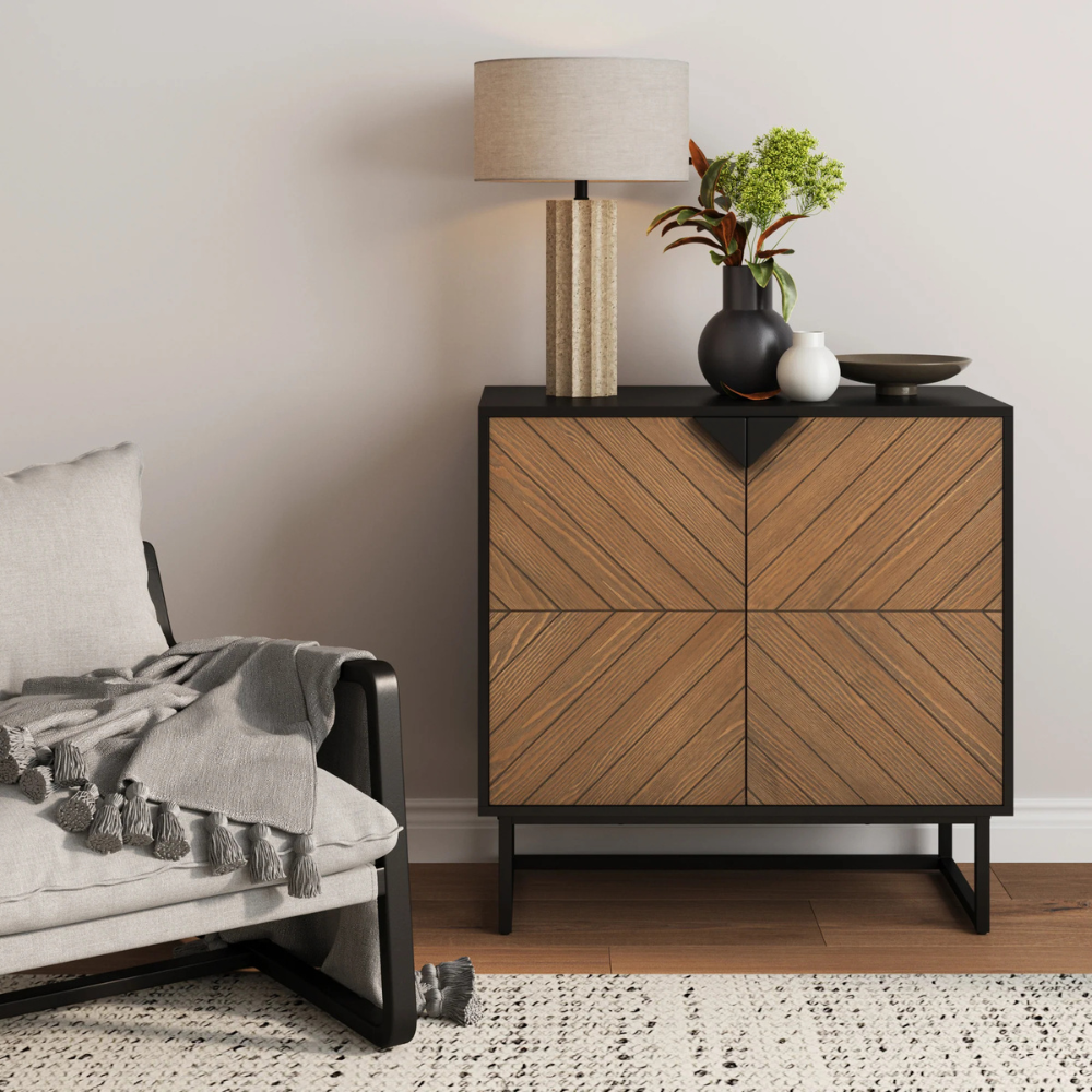 Sylvan | Modern Wooden Storage Cabinet with Adjustable Shelf