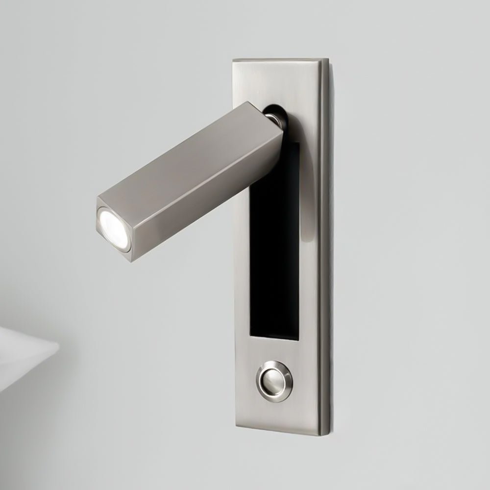 Vaelenor | Minimalist Concealed Retractable Bedside Reading Wall Light